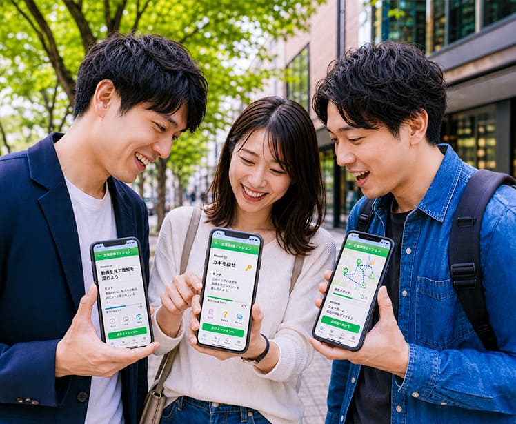 謎解きを活用したPRイベントのイメージ