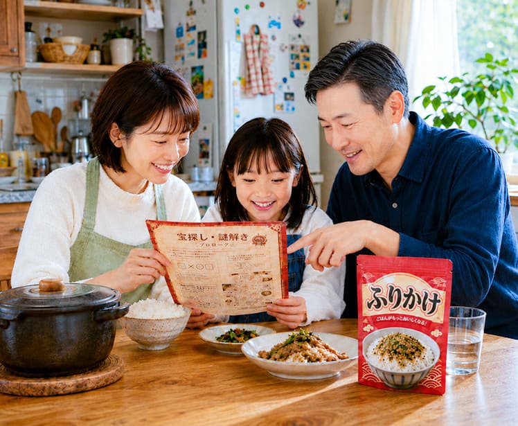 商品と謎解きを組み合わせたプロモーションのイメージ