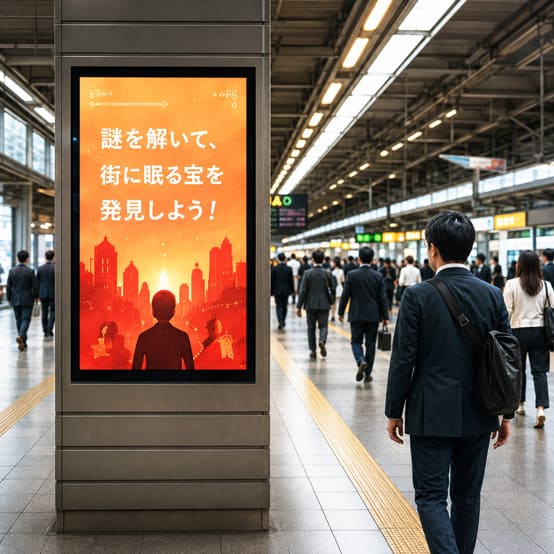 宝探し・謎解きプロモーションのイメージ