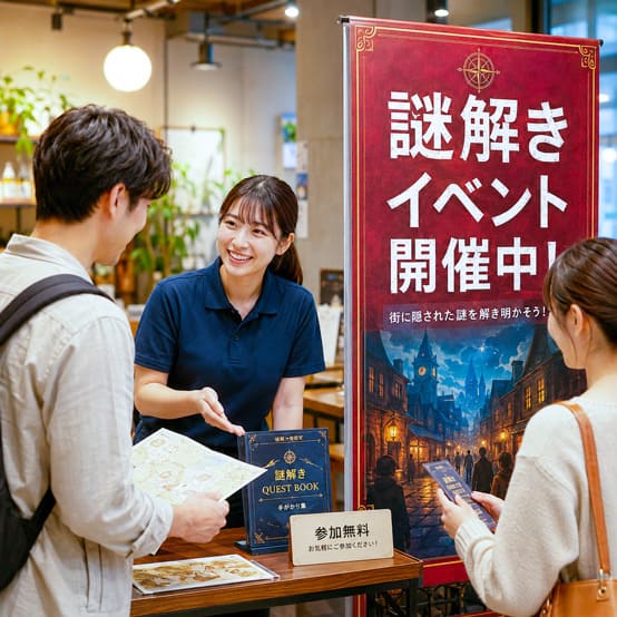 宝探し・謎解きプロモーションのイメージ